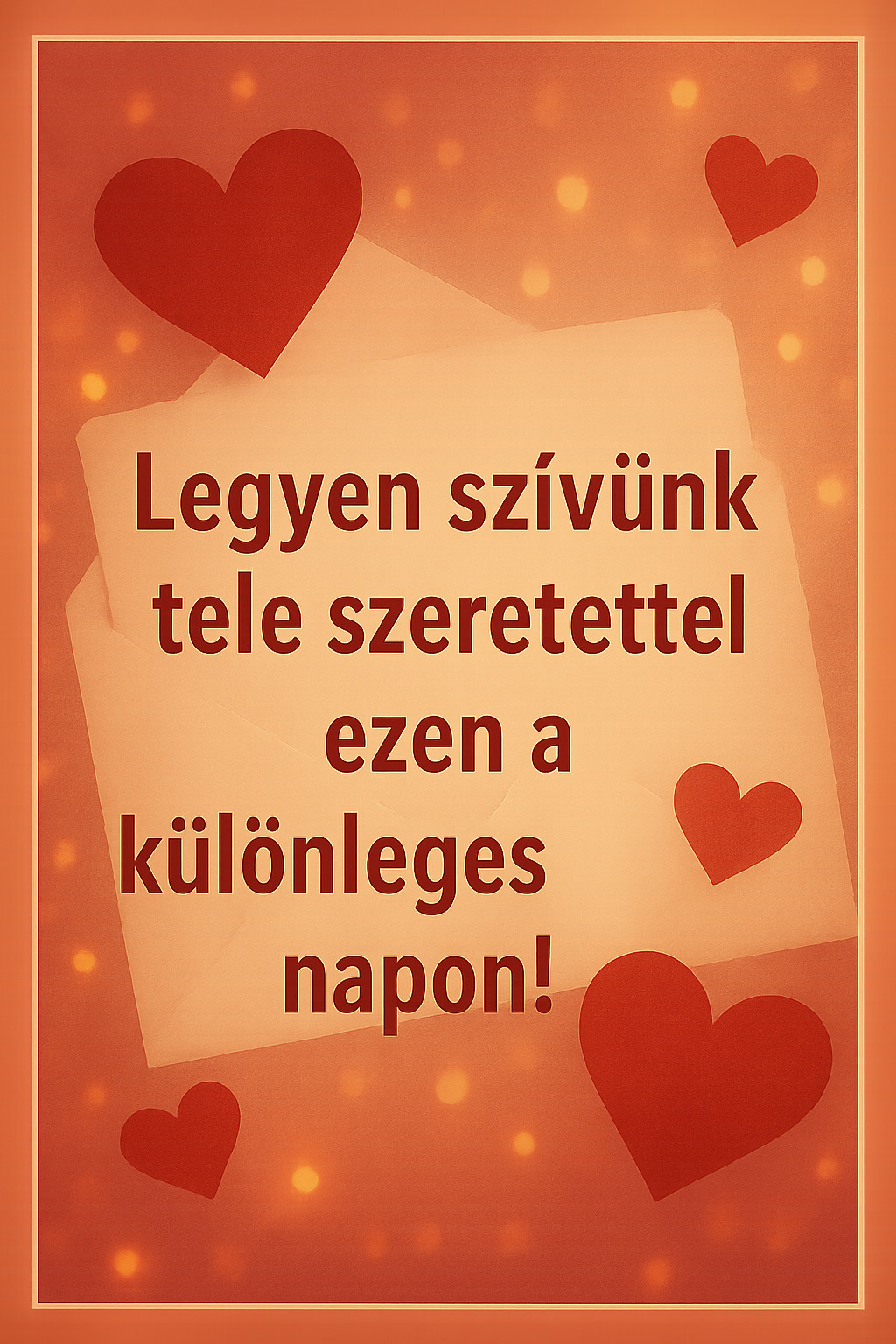 Szerelmes Szív Üdvözlet