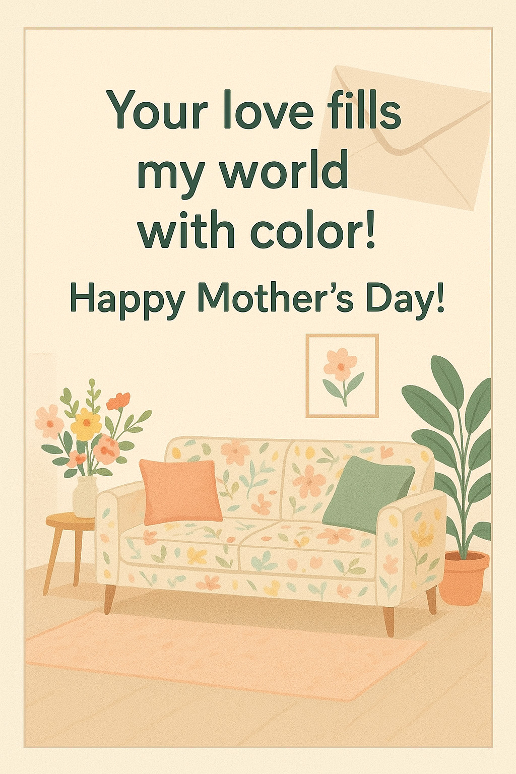 Greeting card preview