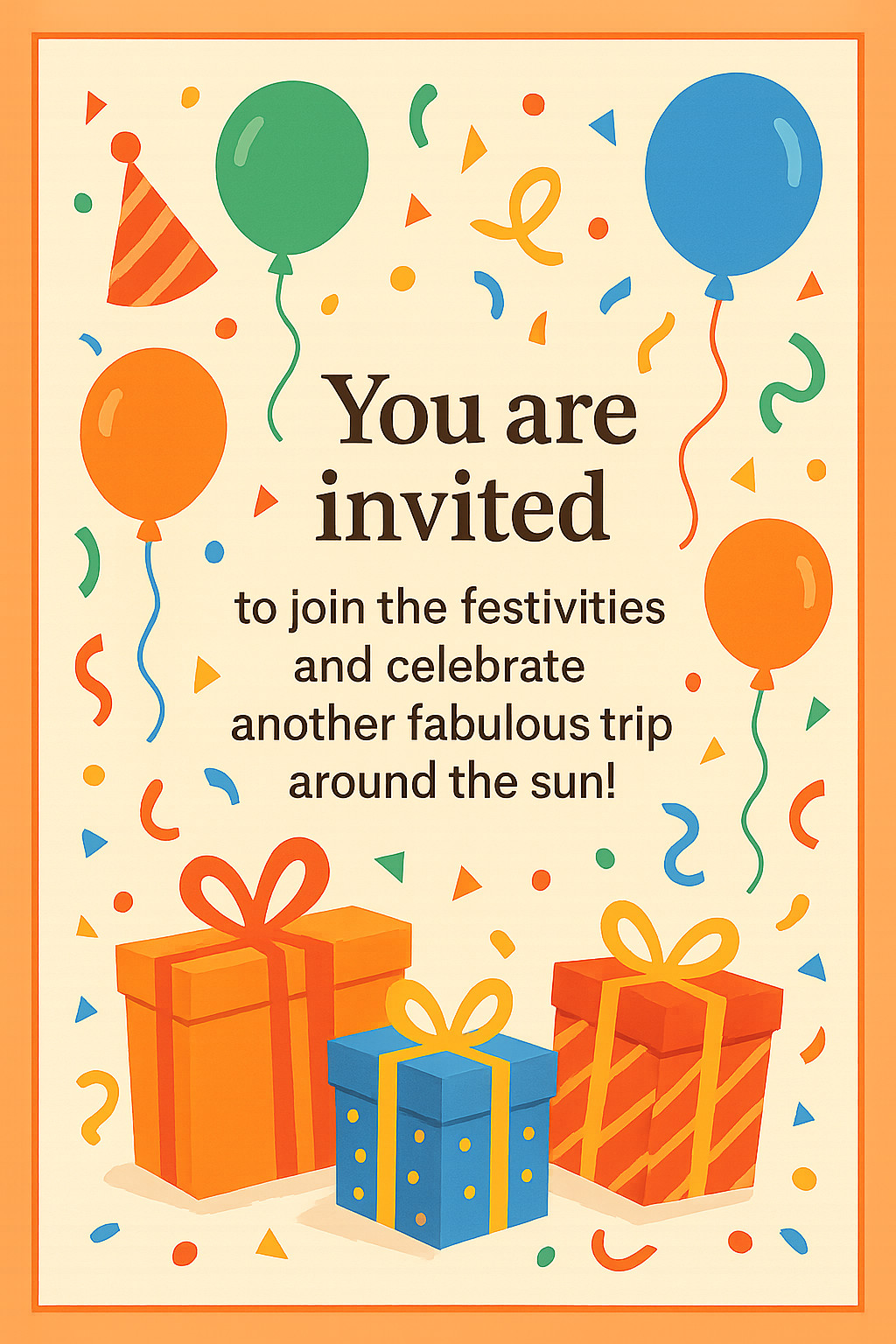 Greeting card preview