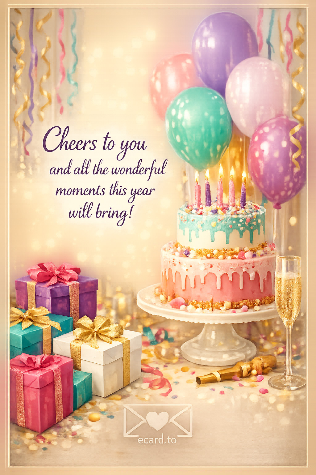 Greeting card preview