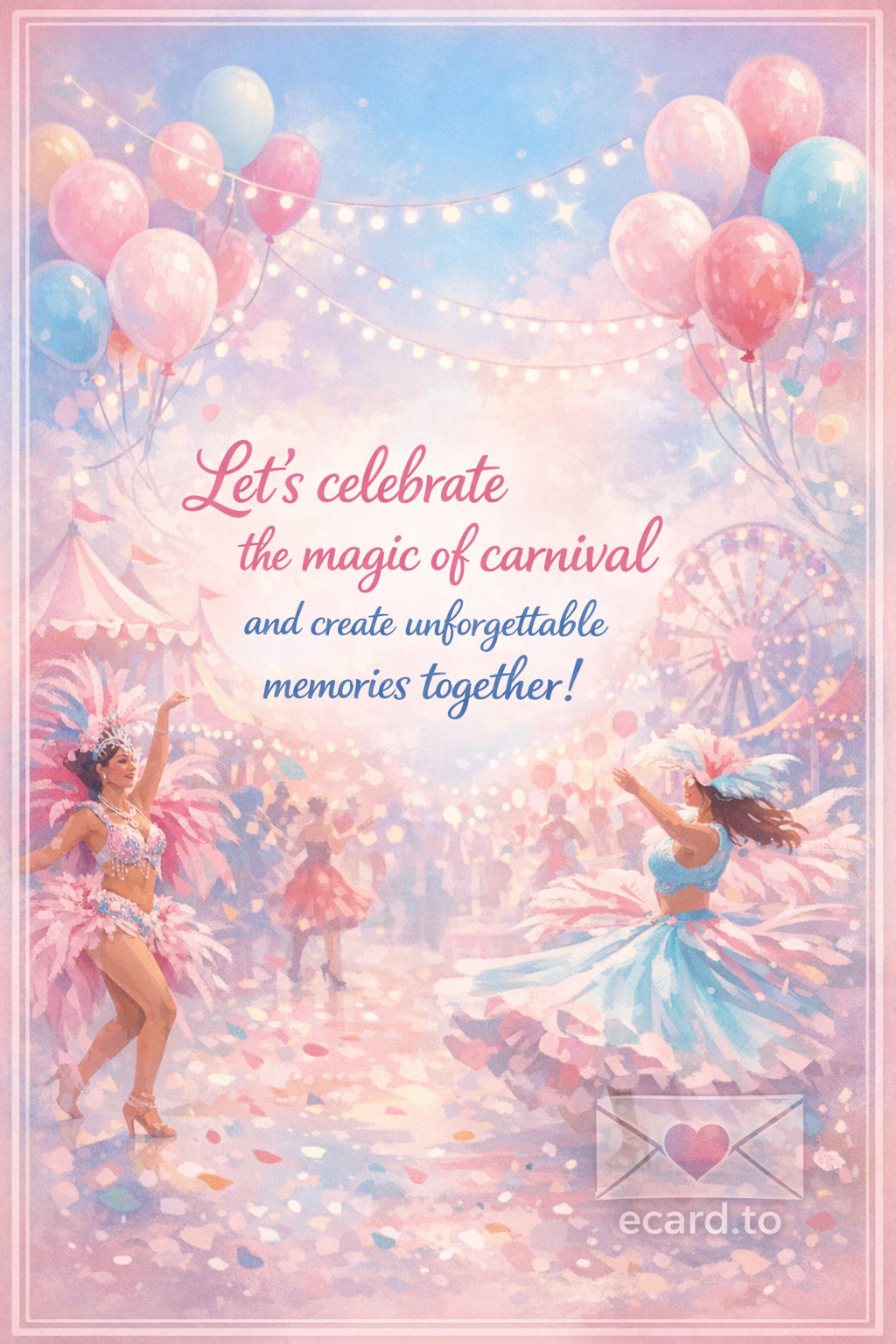 Greeting card preview